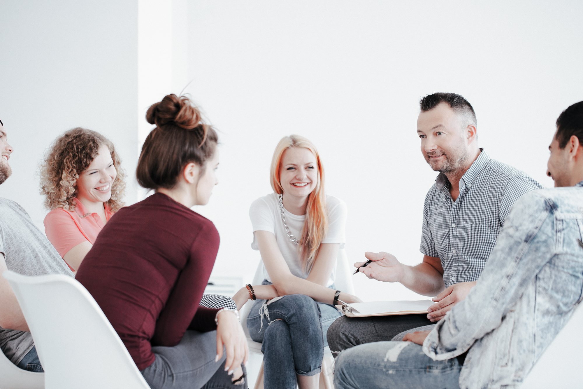 a group of people with bipolar mood swings and intense manic episodes seek treatment at Transformations Mending Fences, an addiction treatment center and mental health treatment center